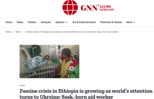 የዓለም ማህበረሰብ ትኩረት ዩኩሬን ላይ በማድረጉ የኢትዮጵያ ቀውስ እየገዘፈ መምጣቱን Globnews.net ዘገበ፡፡