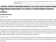 የአሜሪካ መንግስት በትግራይ፣ አፋርና አማራ ለሚገኙ ተረጂዎች ወደ 313 ሚልዮን ዶላር የሚጠጋ ድጋፍ እንደሚያደርግ አስታወቀ፡፡