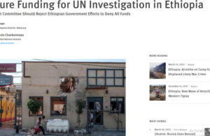 የመብት ጥሰቶችን በገልተኝነት ለማጣራት ለተሰየመው ቡድን የኢትዮጵያ መንግስት በጀት አልፈቅድም ማለቱ የተባበሩት መንግስታት ድርጅት ወቀሰ።