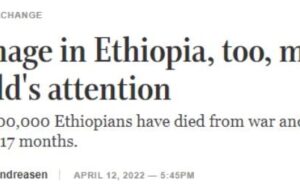 ኣሜሪካ ኲናት ትግራይ ክቕፅል ንዝገብሩ ዘለዉ ሓይልታት ሓዱሽ ማዕቐብ ክተንብር ብሓደ ነባር ዲፕሎማት ኣሜሪካ ፃውዒት ቀሪቡ፡፡