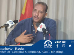 Getachew Reda , Member of Centeral Command, GoT, Briefing.