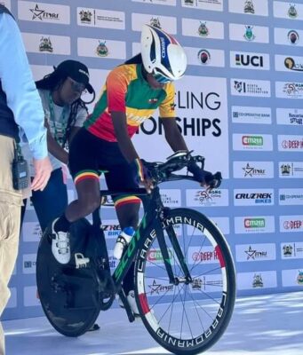 ኣብ ኬንያ ይሳለጥ ኣብ ዘሎ ሻምፕዮና ብሽክሌታ ኣፍሪካ 2024 ፅጌ ካሕሳይ ብጁኒየር ምዕራፍ ገ/ሄር ድማ ብትሕቲ 23 ዓመት ደቂ ኣንስትዮ ሳልሳይ ደረጃ ብምሓዝ ተዓዊተን።