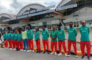 ኣብ ኣፍሪካ ሃገረ ርዋንዳ ንፈለማ እዋን ኣብ ዝተኻየደ ሻምፕዮና ብሽክሌተኛ ዓለም 2025 ንሃገራዊት ጋንታ ኢትዮጵያ ብምውካል ብሉፅ ውፅኢት ዘመዝገቡ ተጋሩ ብሽክሌተኛታት ከተማ መቐለ ኣትዮም።